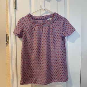Boden Polka dot silk blend blouse Size 8